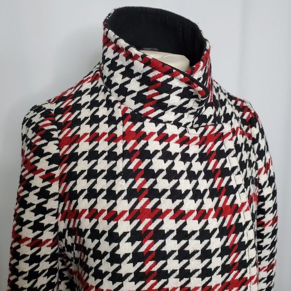 White/Black/Red Wallis Peacoat - Sz 4 (EUC) - Picture 2 of 12